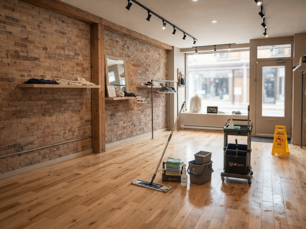Nettoyage d'un commerce intérieur de Schweighouse sur Moder