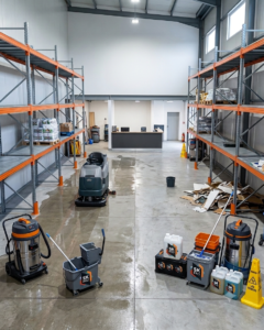 Nettoyage d'un entrepôt de stockage à Haguenau